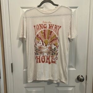 Maurices Cream Retro Casual Tee